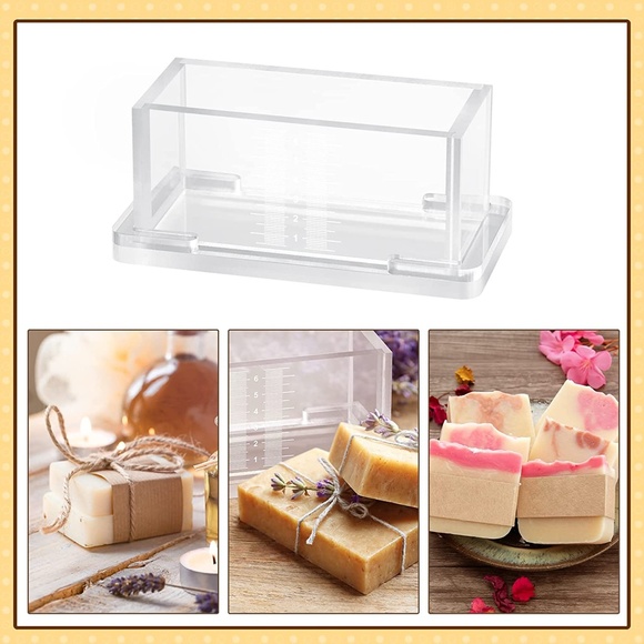 Acrylic Soap Making Mold, Rectangular Mold for DIY Handmade Soap, Soap - Picture 4 of 7